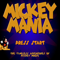 Mickey Mania - The Timeless Adventures Of Mickey Mouse (U) Title Screen